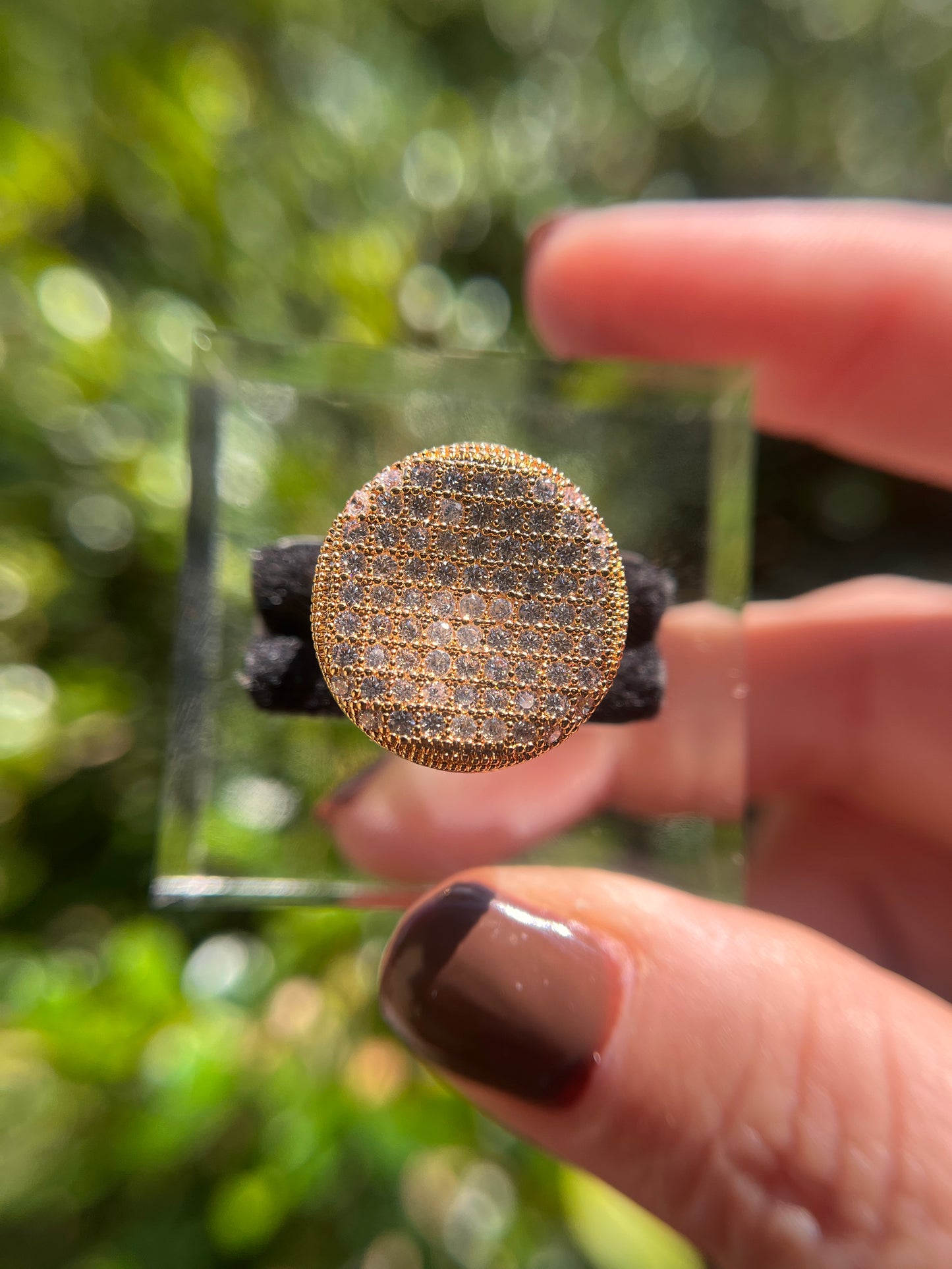 Unique Statement Ring Stainless Steel