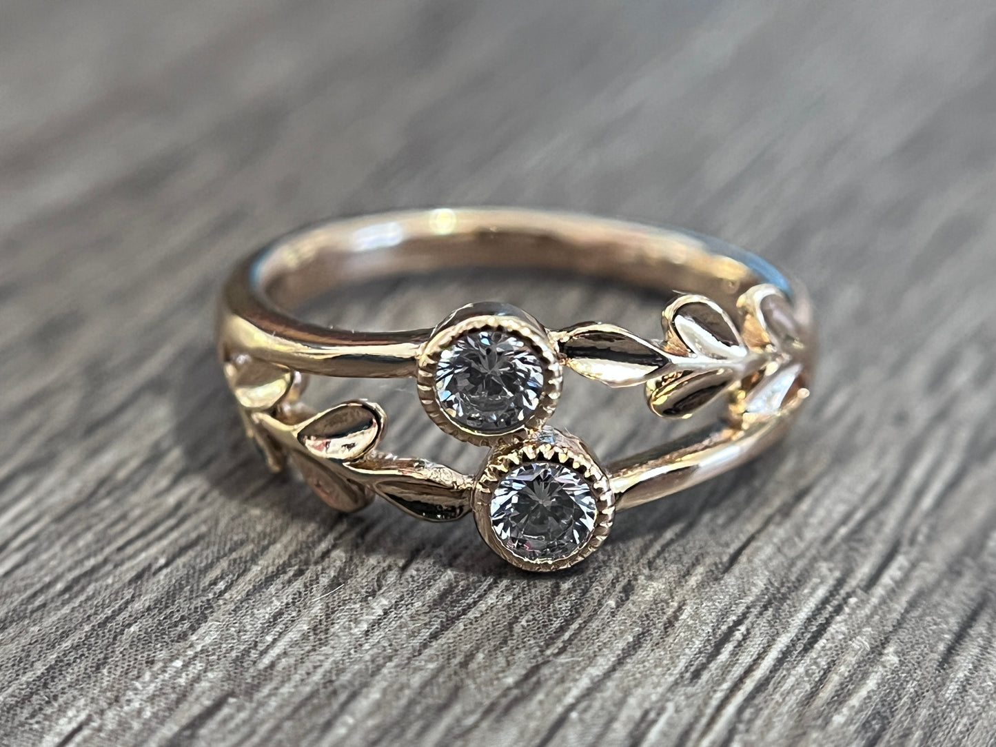 Twig Rose Cut Diamond Ring