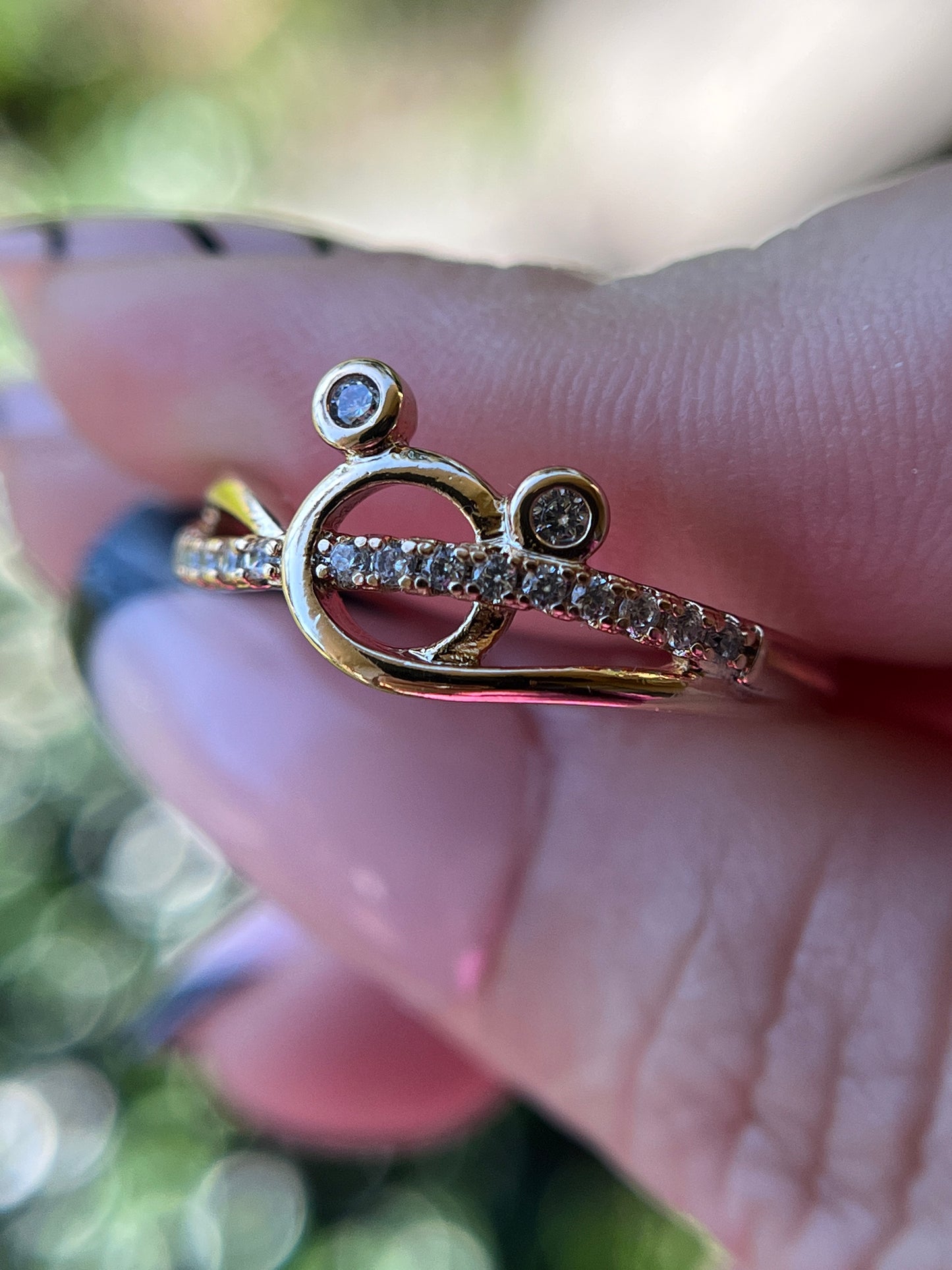 Twisted Minnie Mouse Ring