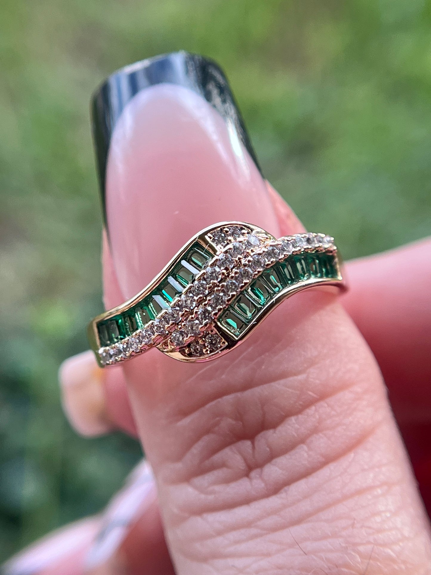 Emerald Diamond Ring