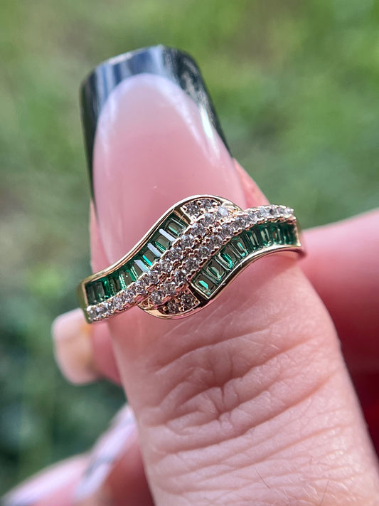 Emerald Diamond Ring