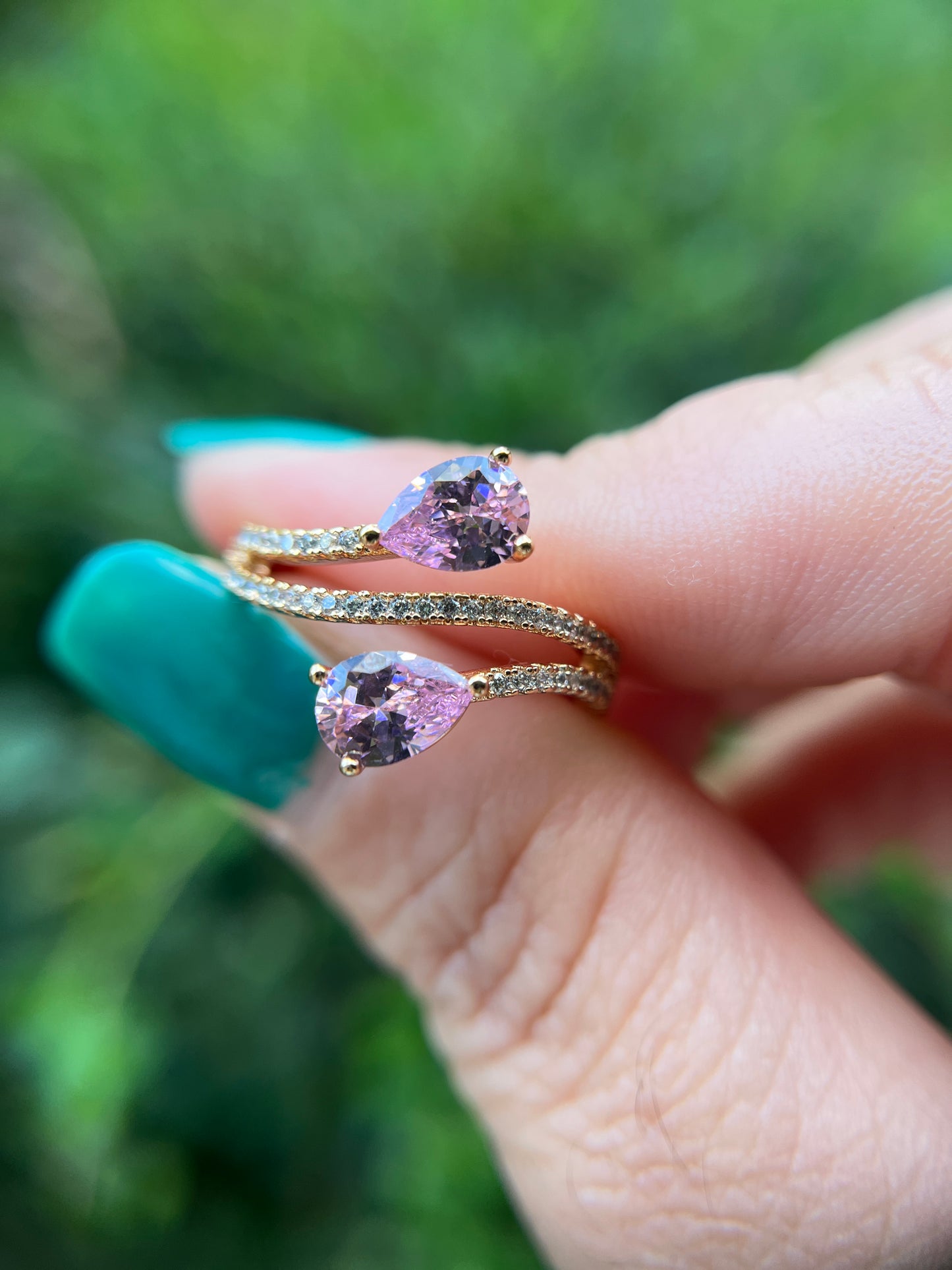 Pink Sapphire 18k Rose Gold ring