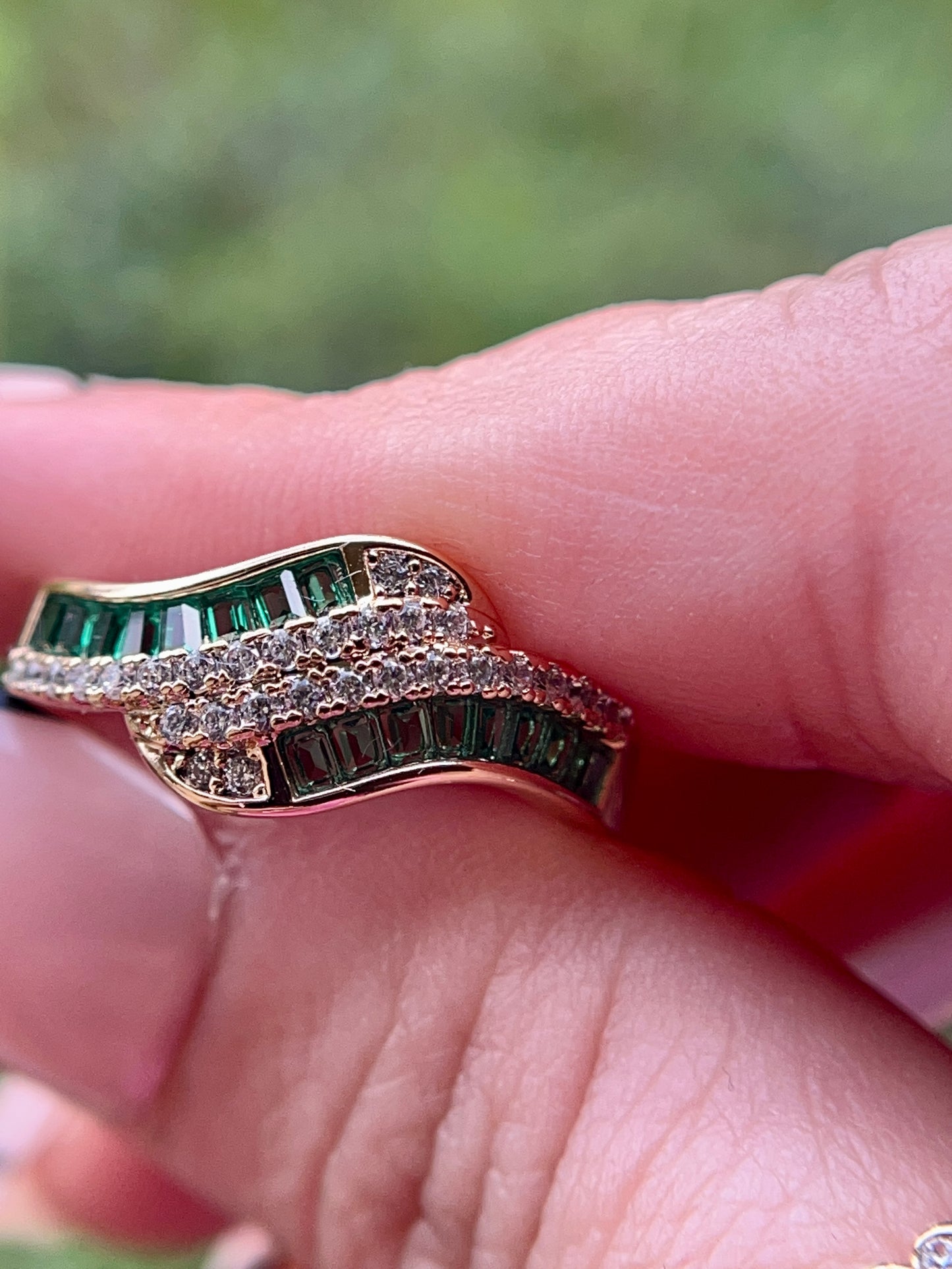 Emerald Diamond Ring