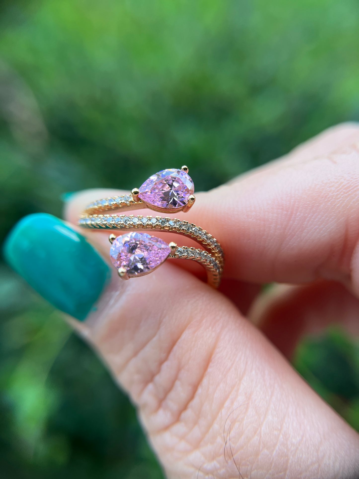 Pink Sapphire 18k Rose Gold ring