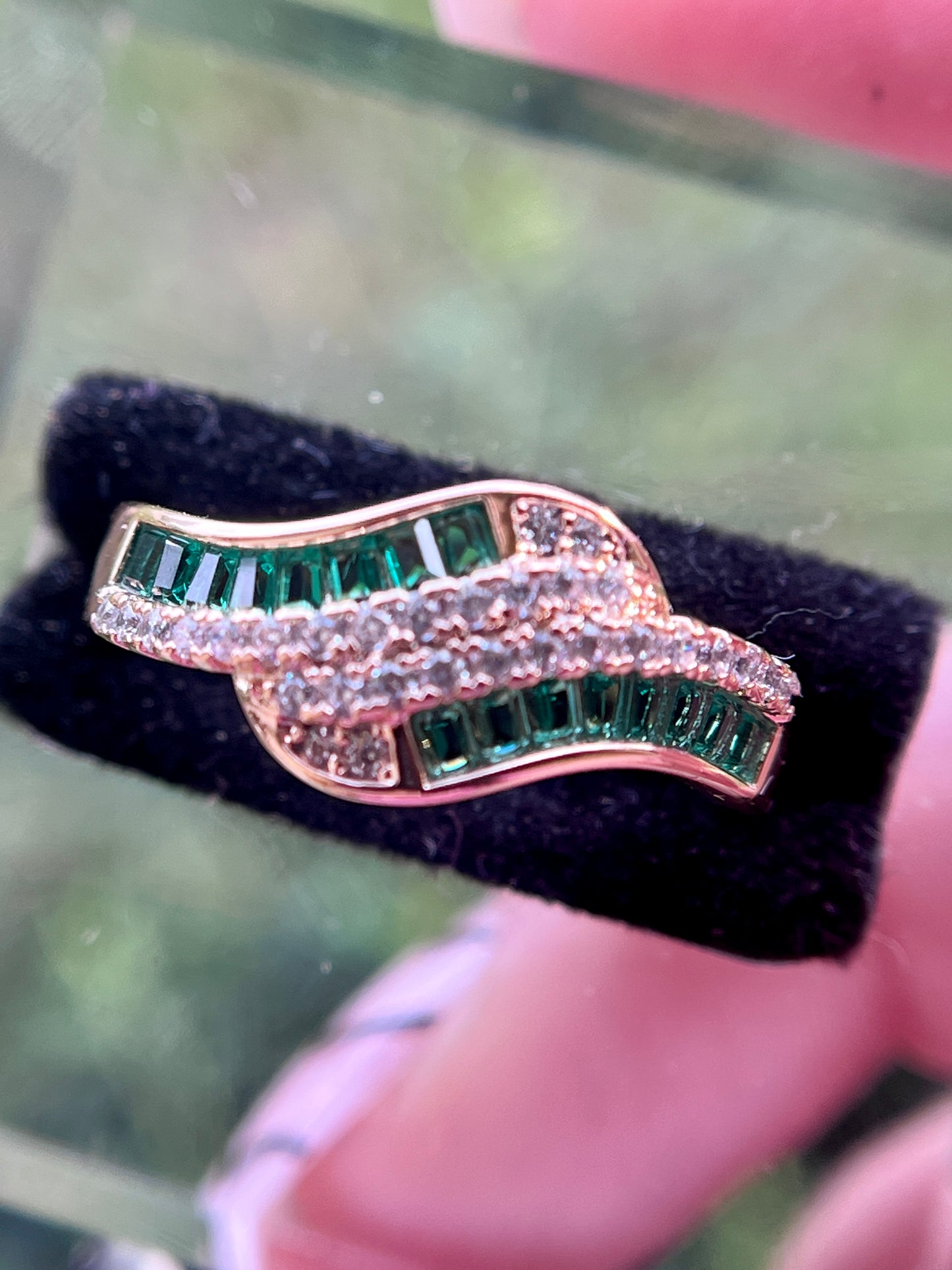 Emerald Diamond Ring