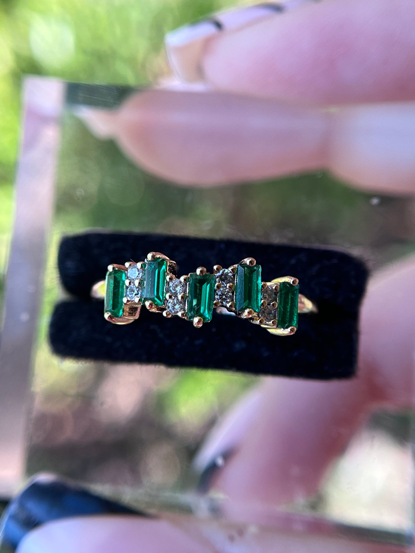 Emerald Diamond Ring