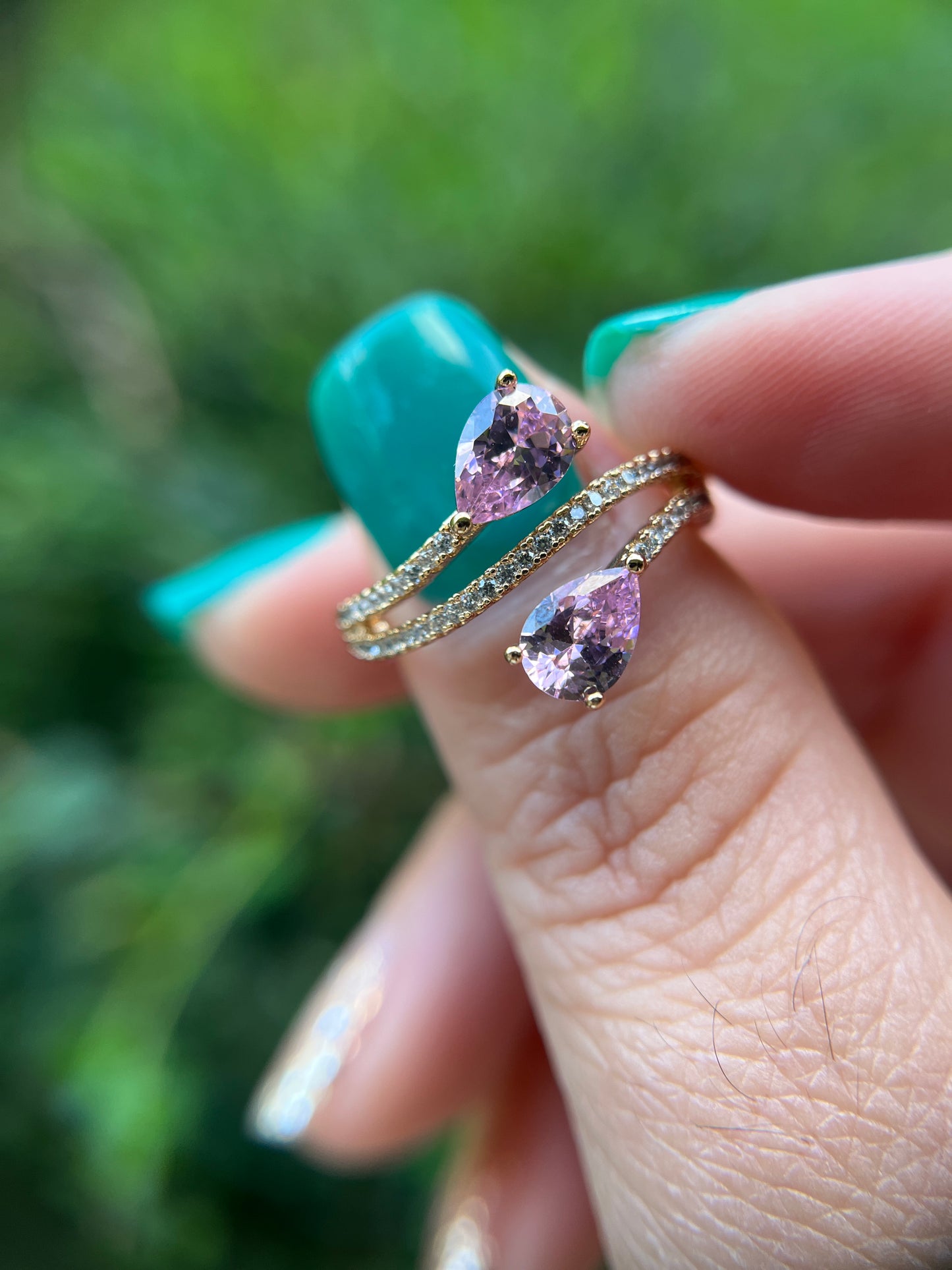 Pink Sapphire 18k Rose Gold ring