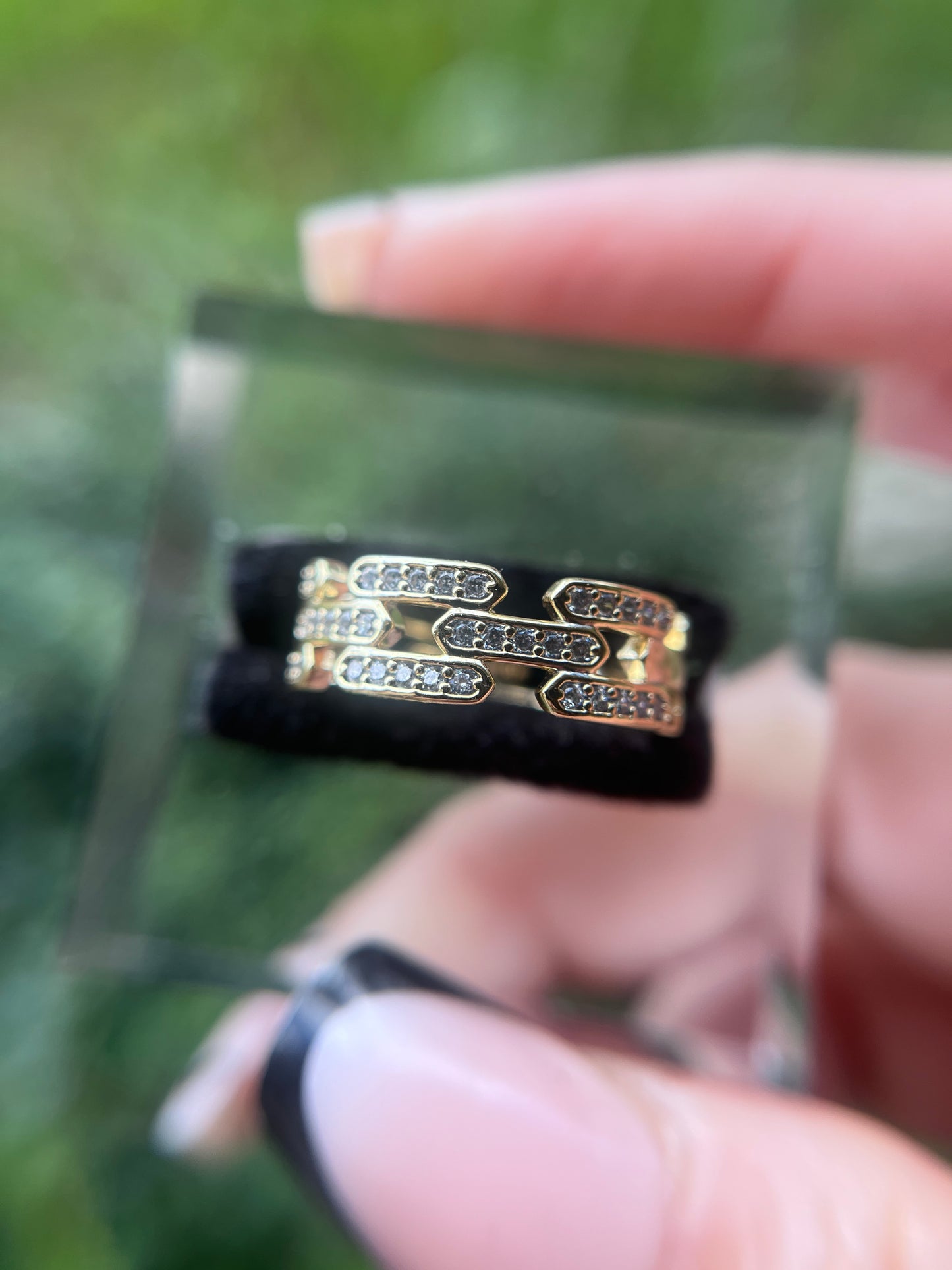 Chain Link Band Ring