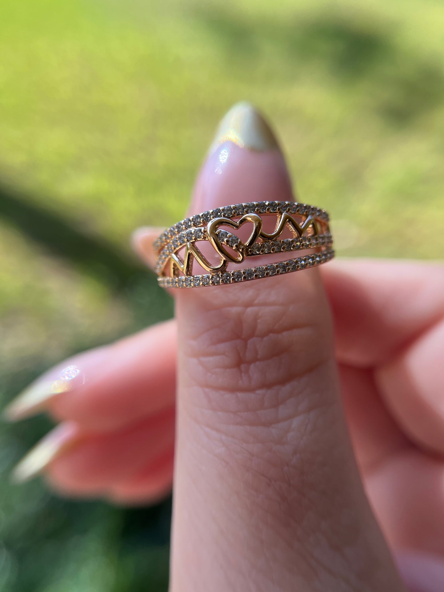 Moms Heartbeat Ring