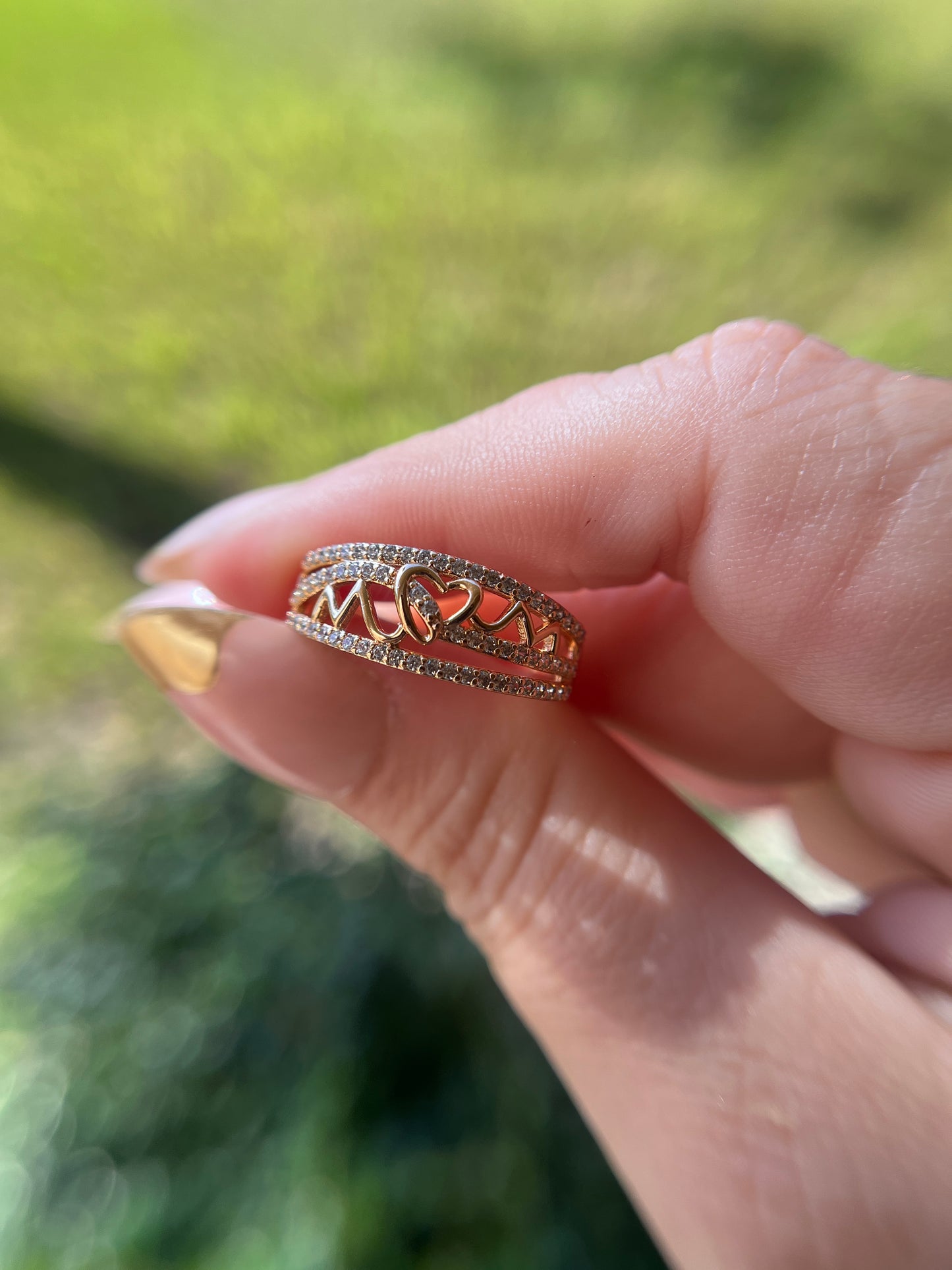 Moms Heartbeat Ring