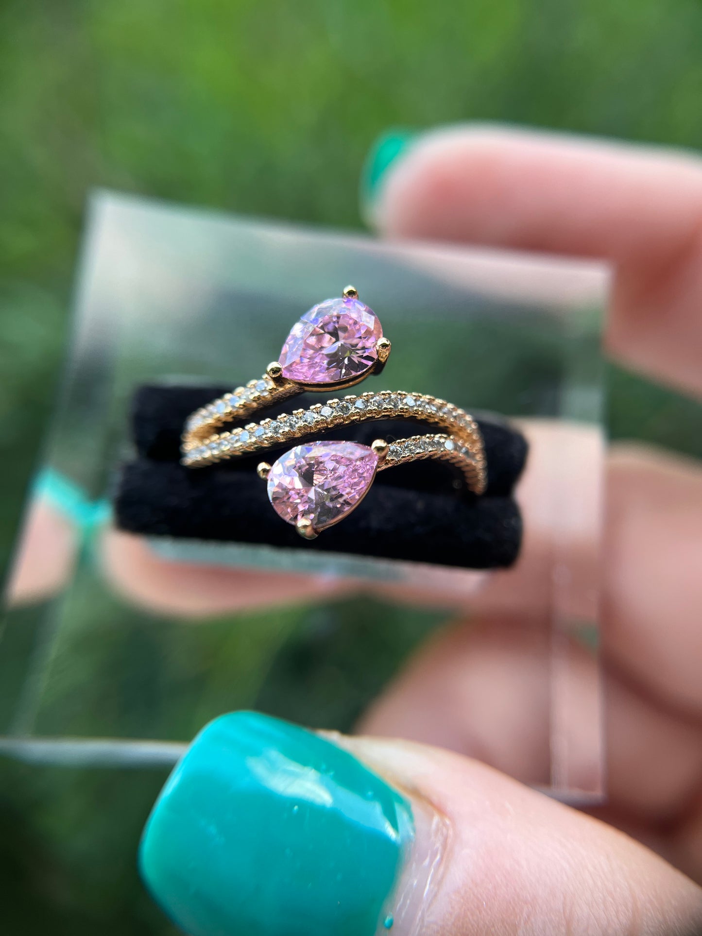 Pink Sapphire 18k Rose Gold ring