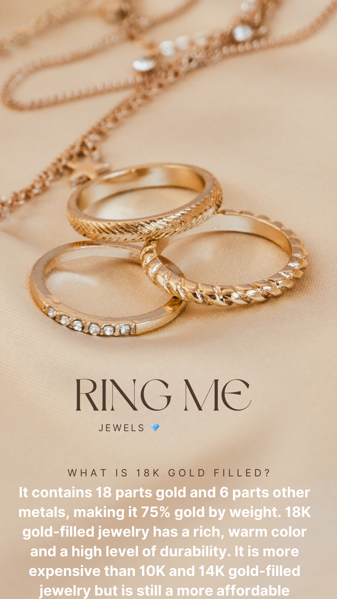 Overlapping Circle Diamond Ring