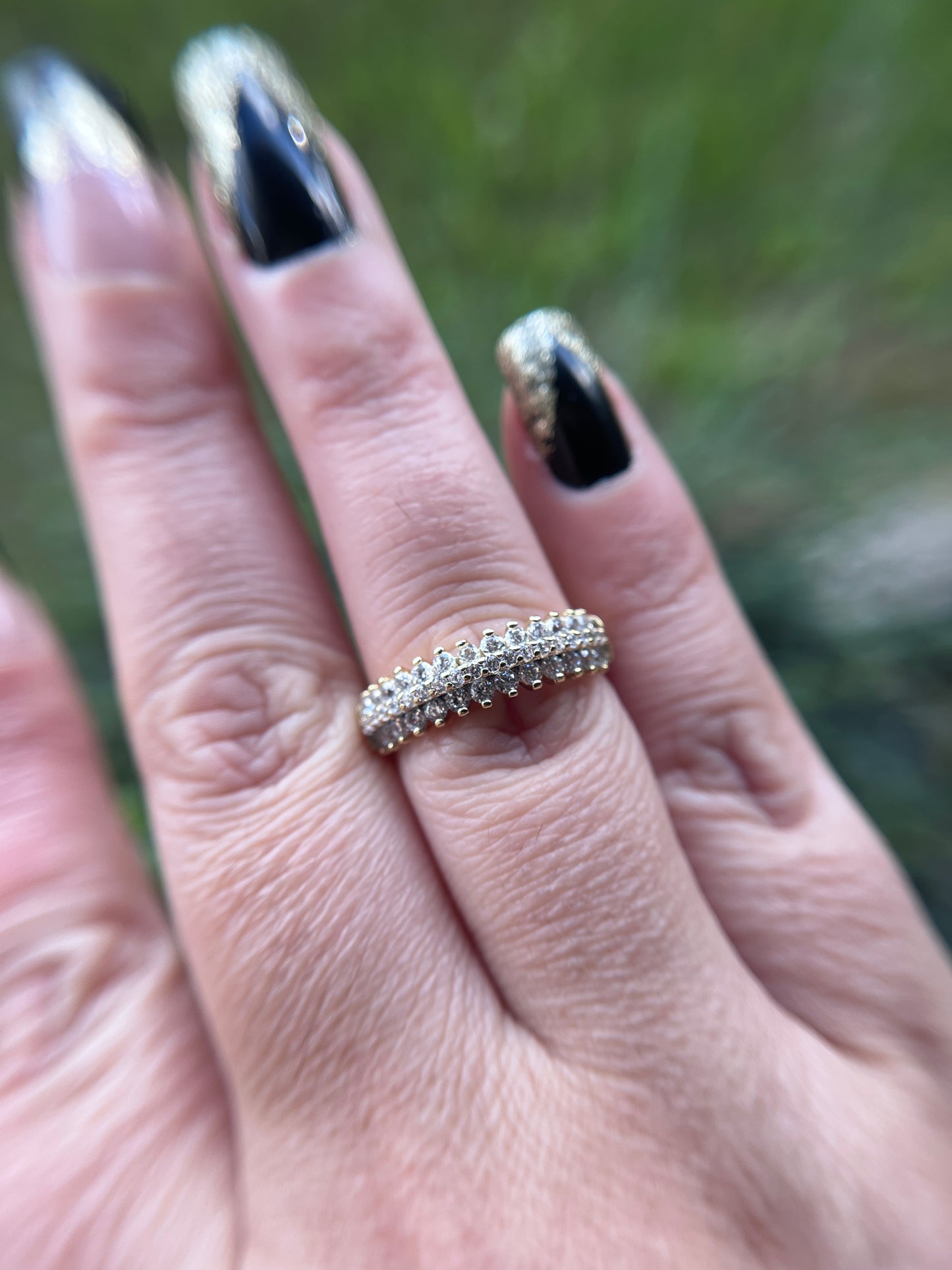 Diamond Band Stackable Ring