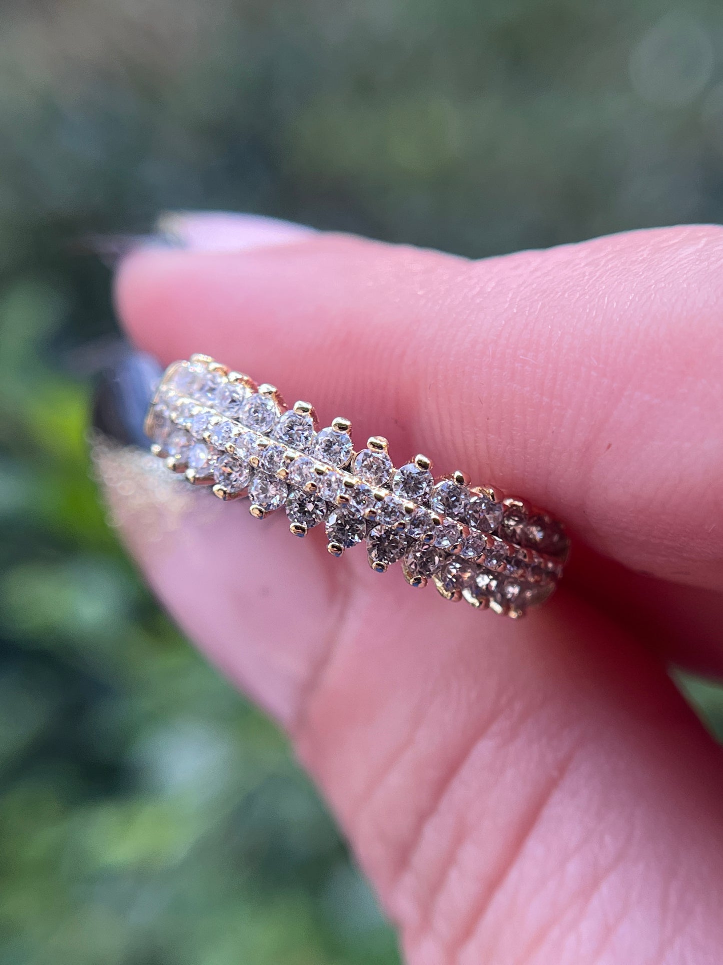 Diamond Band Stackable Ring