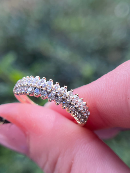 Diamond Band Stackable Ring