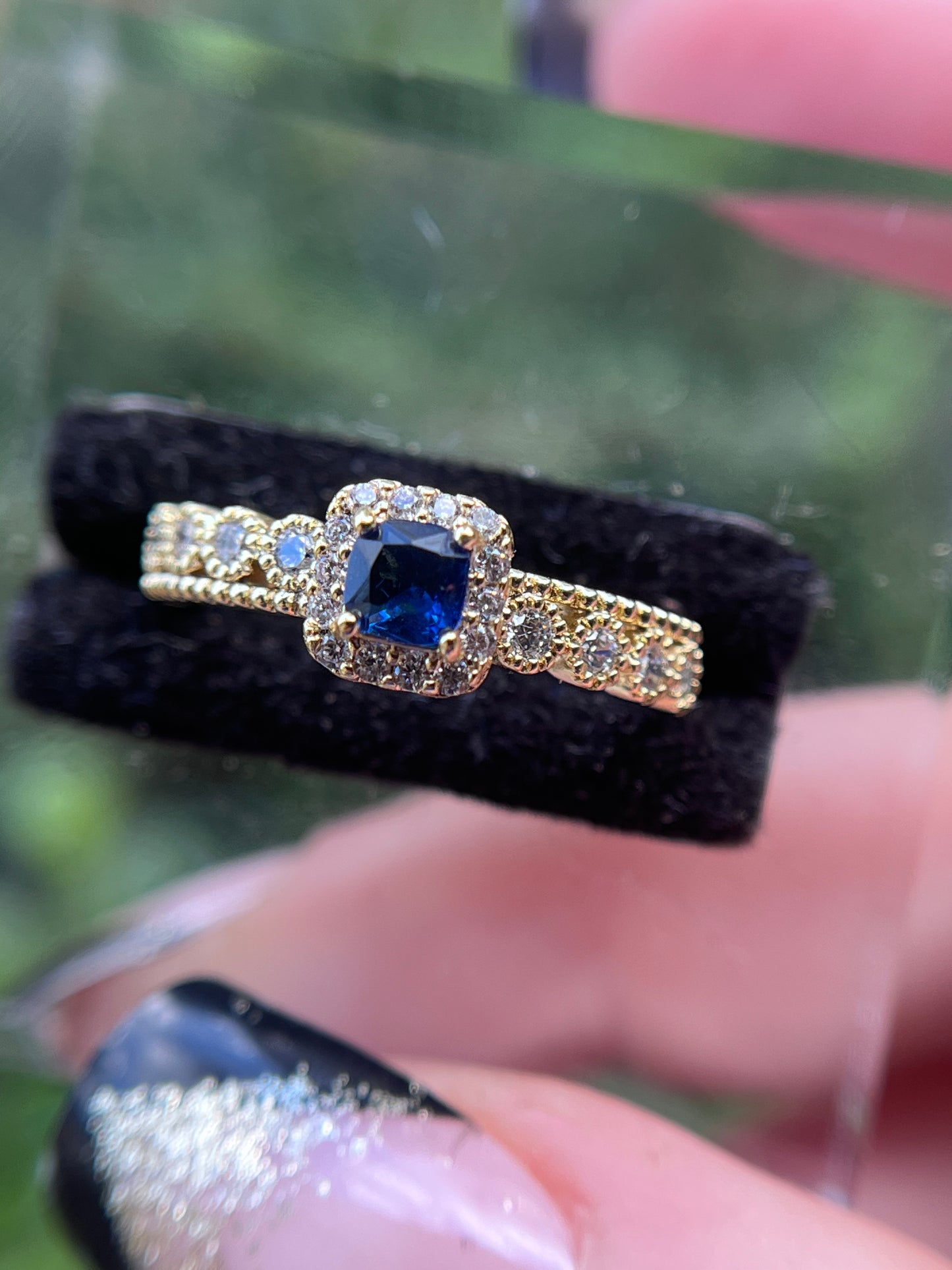 Blue Sapphire September Birthstone Ring