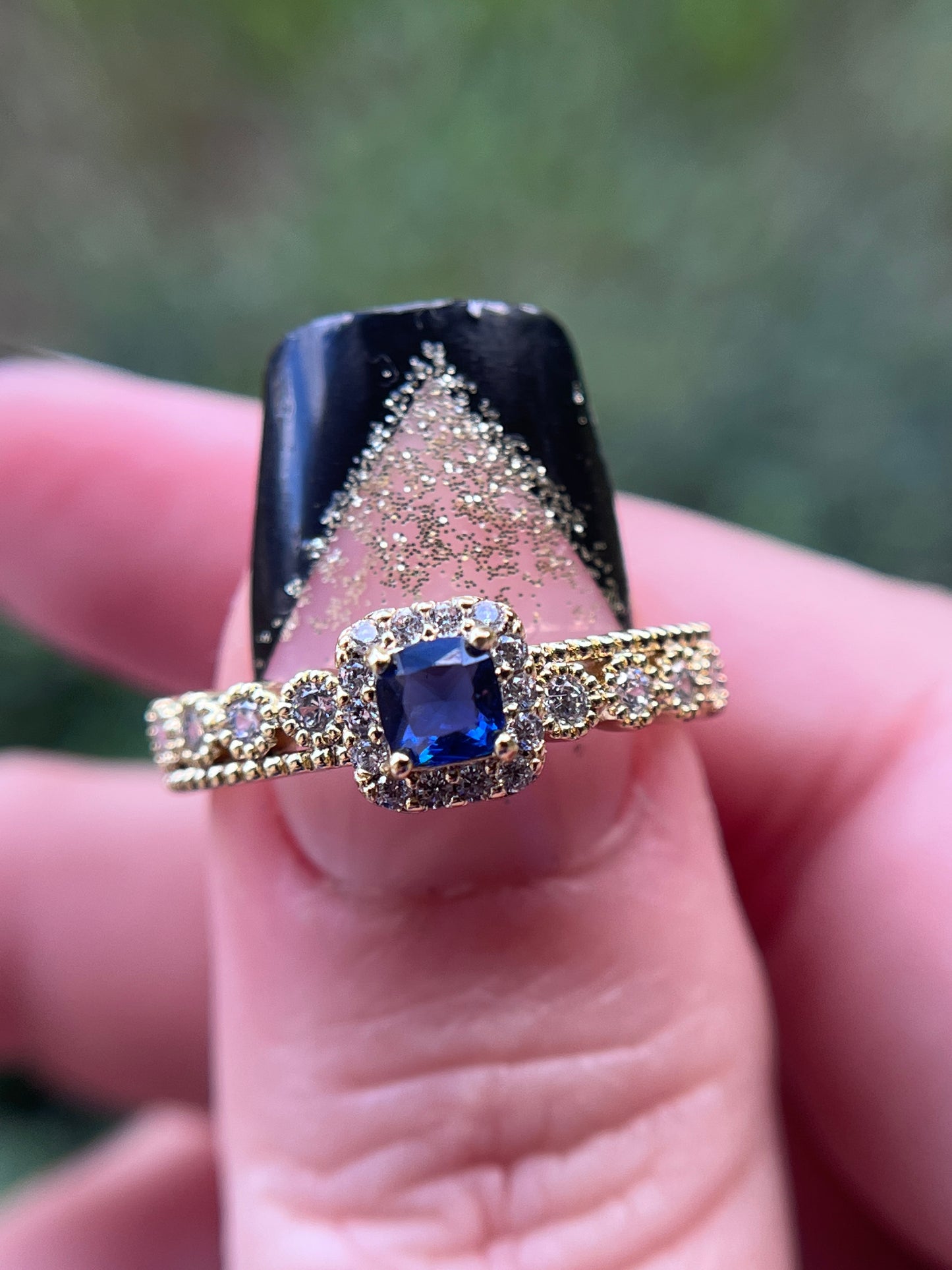 Blue Sapphire September Birthstone Ring