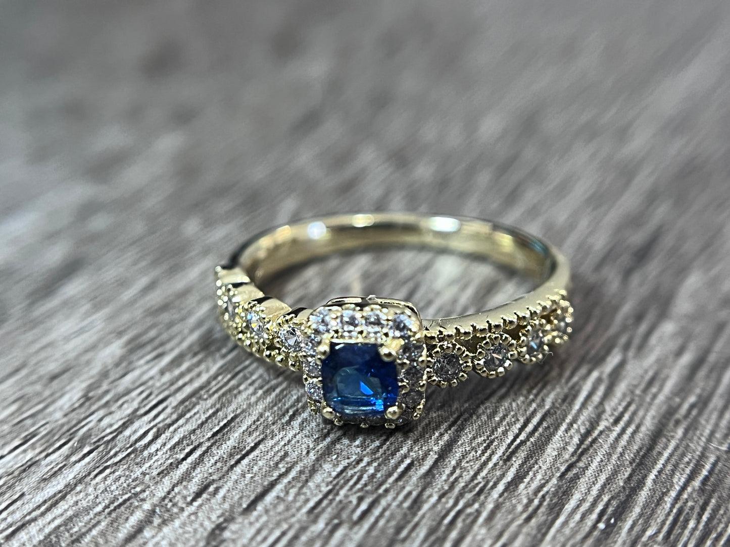 Blue Sapphire September Birthstone Ring