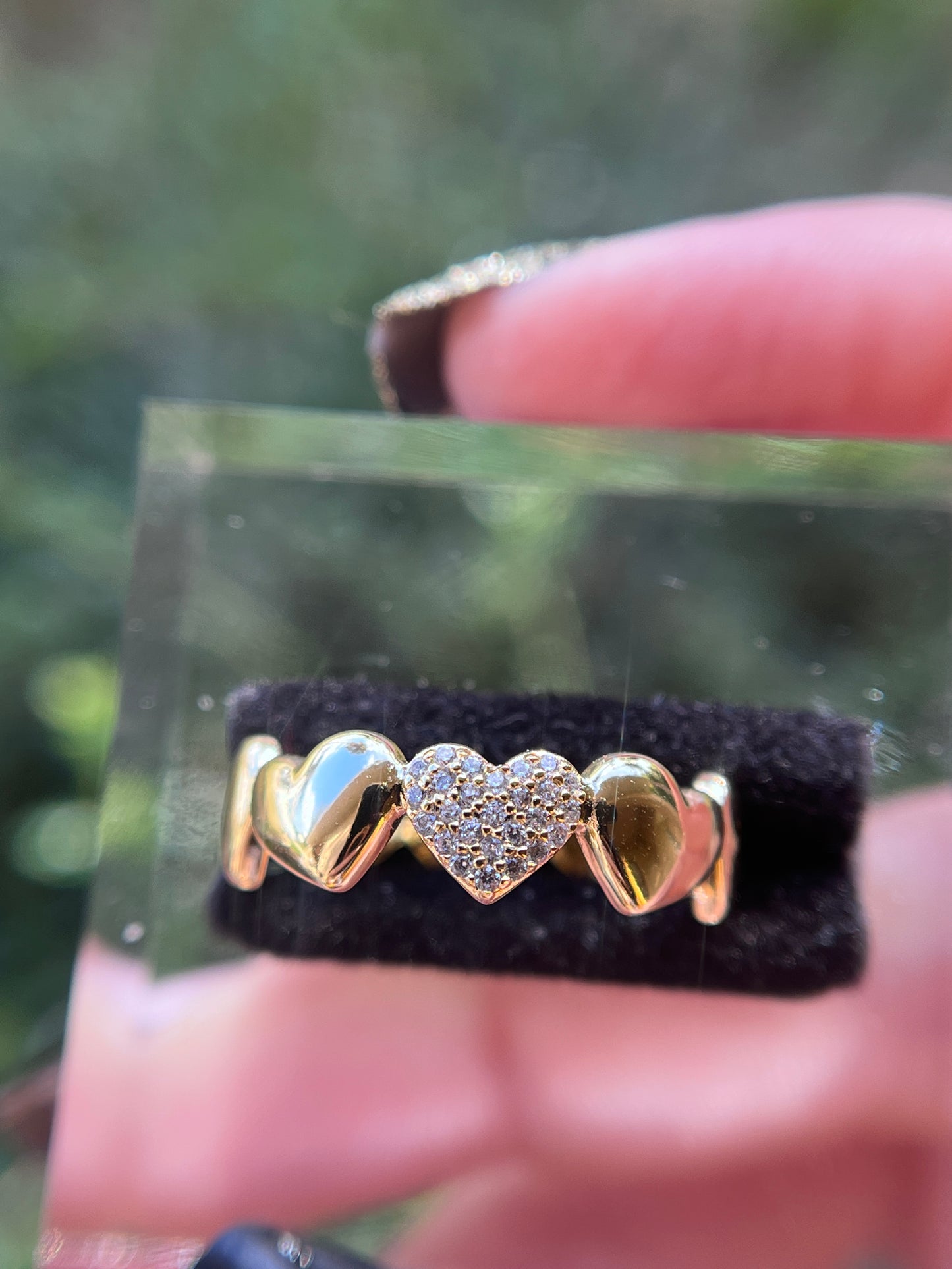 Heart Band Ring Stackable