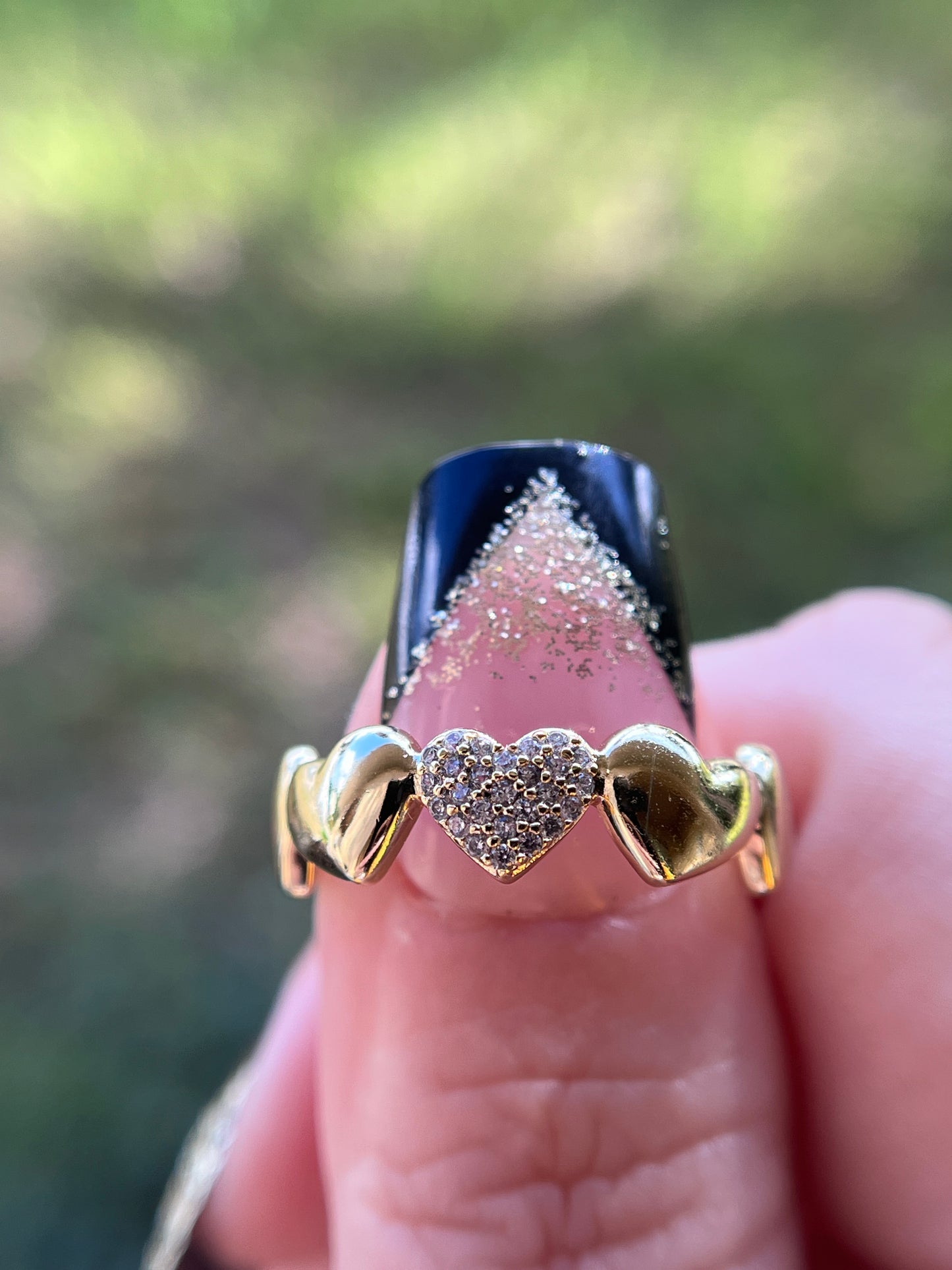 Heart Band Ring Stackable